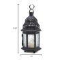 Clear Glass Moroccan Lantern