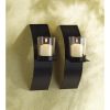 Modern Art Candle Sconce Duo