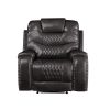 Braylon Recliner (Motion); Magnetite PU