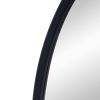 28x1x74" Celine Black Arch Body Mirror