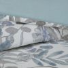 5 Piece Seersucker Comforter Set with Throw Pillows