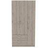 Rowaton 2-Drawer 3-Door Armoire Light Gray