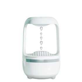 Anti Gravity Humidifier Water Drop Backflow Aromatherapy Machine Large Capacity Office Bedroom Quiet Heavy Fog Household Sprayer (Color: White)